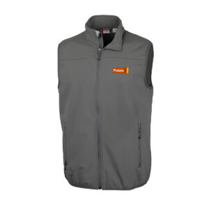 Clique Trail Eco Stretch Softshell Full Zip Mens Vest (Pure Slate)
